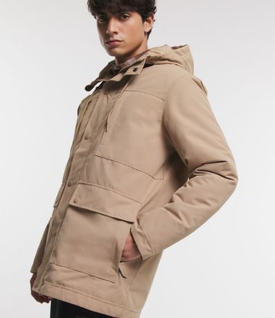 Campera en Microfibra con Bolsillo Interno 7