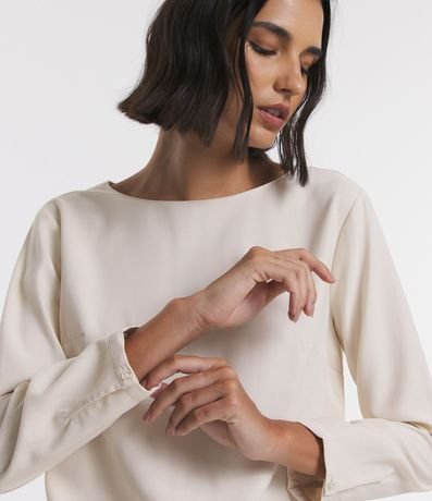 Blusa en Viscosa con Lazo en la Barra 3