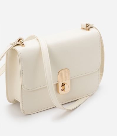 Bolso Transversal en PU con Tapa y Locker de Metal 6