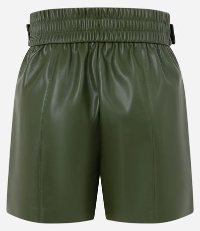 Short Recto con Elástico en la Espalda y Detalle en Hebilla 7