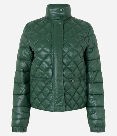 Campera en Poliamida con Grumos y Textura Capitoneada 6