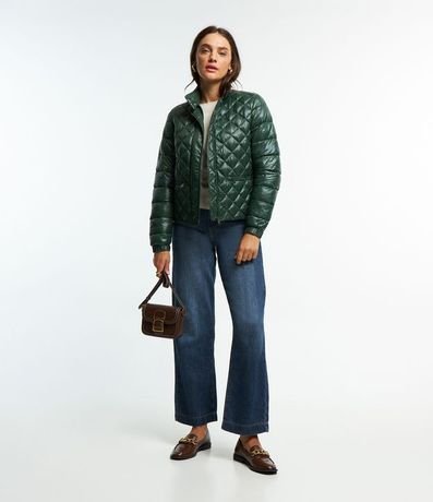 Campera en Poliamida con Grumos y Textura Capitoneada 2