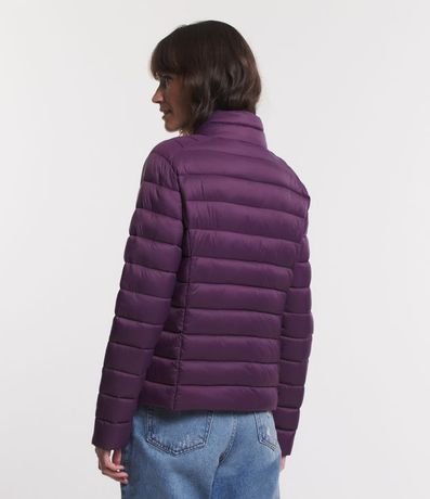 Campera Puffer en Poliamida con Cuello Alto 3