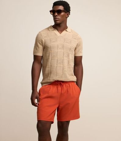 Bermuda con Cintura Elástica y Cordón para Ajuste 2