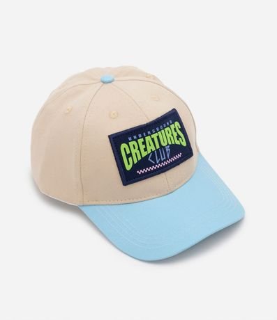 Gorra Ala Curva en Algodón con Bordado Creatures Club 2
