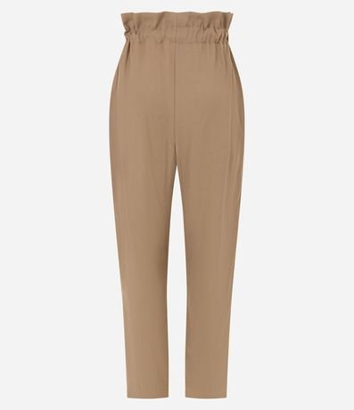 Pantalón en Viscosa con Cremallera Delantero y Cintura Elástica 6