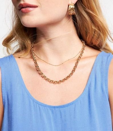 Blusa Musculosa en Viscosa con Cuello Redondo 4