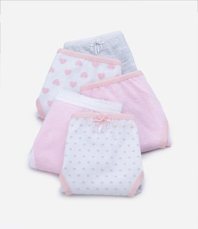 Kit 05 Bombachas Infantil con Estampados - Talle 2 al 14 años 3