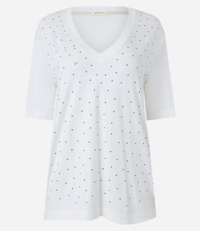 Blusa en Viscosa con Aplicación de Tachuelas 1