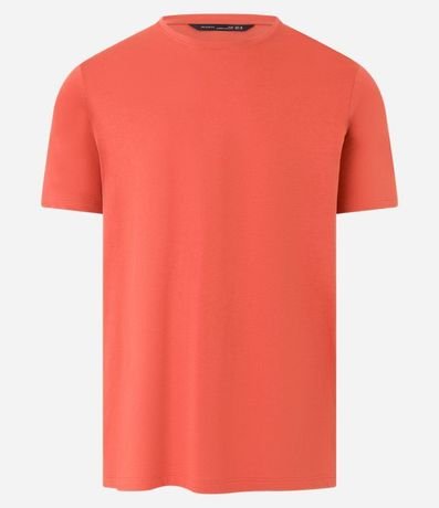 Remera Slim Básica en Algodón Peruano con Cuello Redondo 5