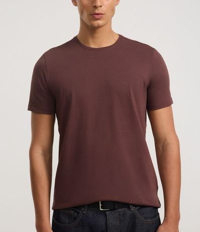 Remera Slim Básica en Algodón Manga Corta 3