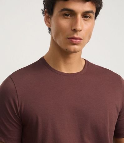 Remera Slim Básica en Algodón Manga Corta 4