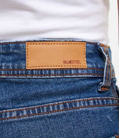 Pantalón en Jeans Mom con Bajo Plegado 5