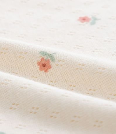 Body Infantil Texturizado con Volado en el Hombro - Talle RN a 24 meses 3