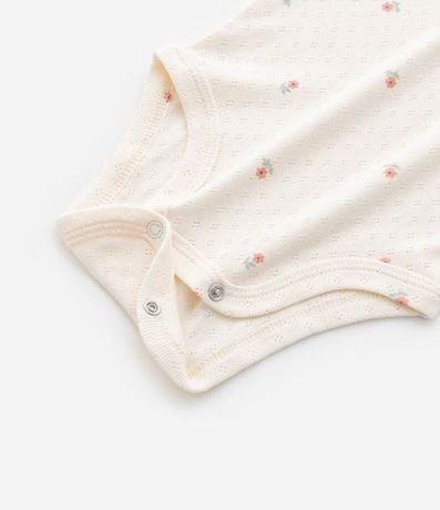 Body Infantil Texturizado con Volado en el Hombro - Talle RN a 24 meses 4