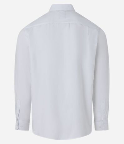 Camisa Regular en Microfibra con Cuello Inglés y Manga Larga 2