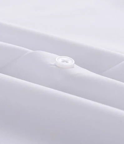 Camisa Regular en Microfibra con Cuello Inglés y Manga Larga 8