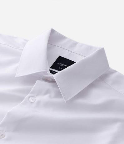 Camisa Regular en Microfibra con Cuello Inglés y Manga Larga 10