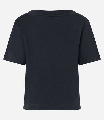 Blusa T-shirt en Media Malla con Hombreras 2