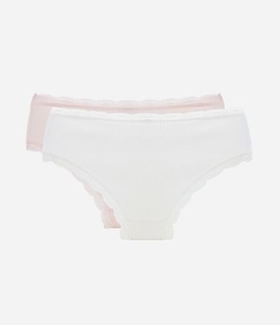 Kit 02 Bombachas Boyshort con Textura Acanalada 6