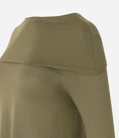 Blusa con Cuello Ancho Manga Larga en Viscosa 7