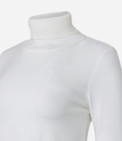 Blusa Alargada de Punto con Cuello Alto 6