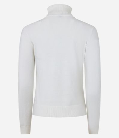 Blusa Alargada de Punto con Cuello Alto 7