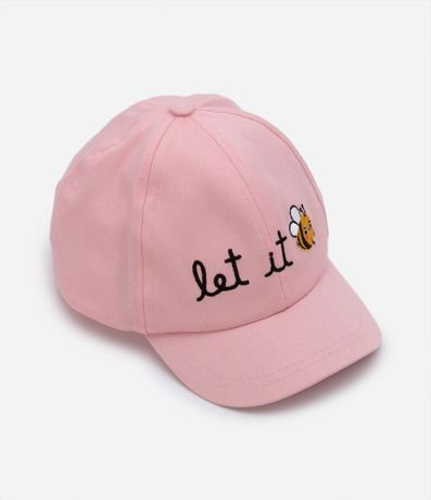 Gorra Ala Curva Infantil con Bordado de Abeja 1