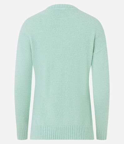 Suéter en Tejido de Punto Texturizado con Sisa Deslocada 8