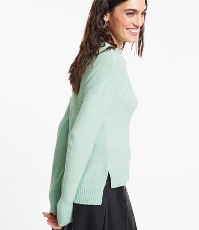 Suéter en Tejido de Punto Texturizado con Sisa Deslocada 3