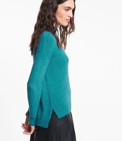 Suéter en Tejido de Punto Texturizado con Sisa Deslocada 3