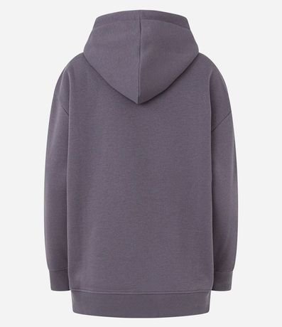 Buzo Alargado Cerrado Básico en Algodón con Capucha y Bolsillo Canguro Comfy 7