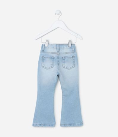 Pantalón Flare Infantil en Jeans con Bolsillos - Talle 1 a 5 años 2