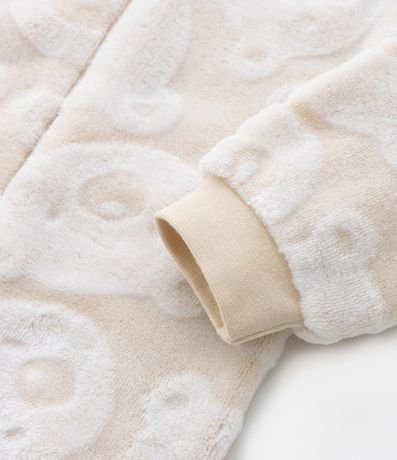 Mono Infantil en Fleece con Textura de Caritas de Oso - Talle 0 a 18 meses 6