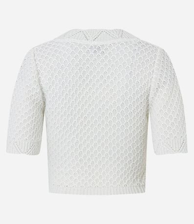 Blusa de Punto con Escote Traspasado y Textura 7