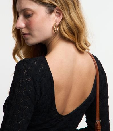 Blusa de Punto con Textura Geométrica 5