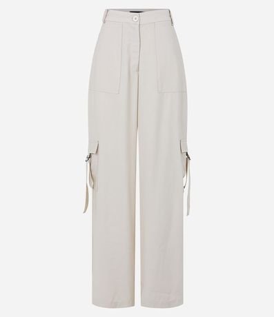 Pantalón Sastrería con Bolsillos Cargo y Ajustadores 5