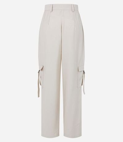 Pantalón Sastrería con Bolsillos Cargo y Ajustadores 6