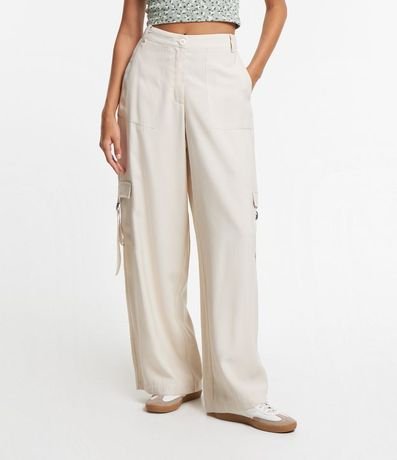 Pantalón Sastrería con Bolsillos Cargo y Ajustadores 2