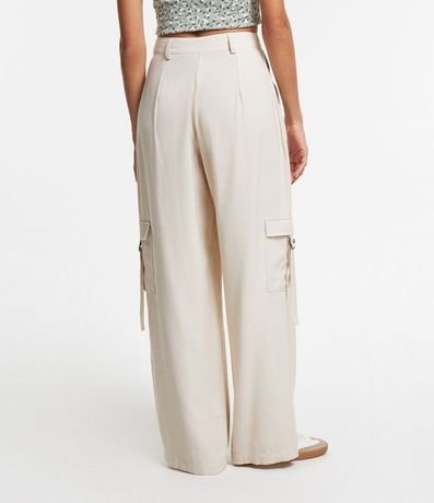 Pantalón Sastrería con Bolsillos Cargo y Ajustadores 3