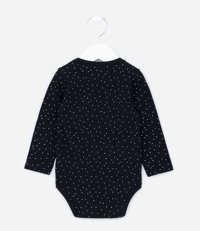 Body Largo Infantil con Estampado de Lunares y de Gata - Talle 0 a 24 meses 2