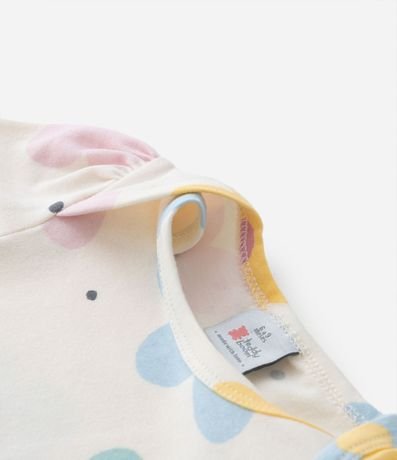 Body Largo Infantil con Estampado Floral - Talle RN a 18 meses 4