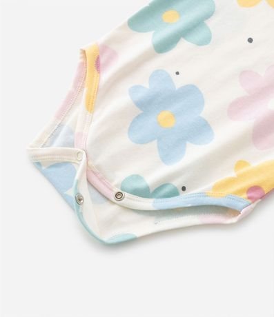Body Largo Infantil con Estampado Floral - Talle RN a 18 meses 5