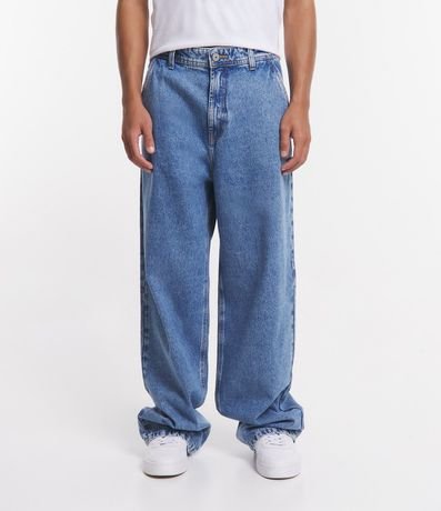 Pantalón Baggy en Jeans con Bolsillo Cuchillo Delantero 2