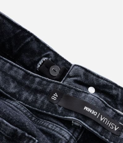 Pantalón Recto en Jeans con Elastano y Abertura Lateral Curve & Plus Size 8