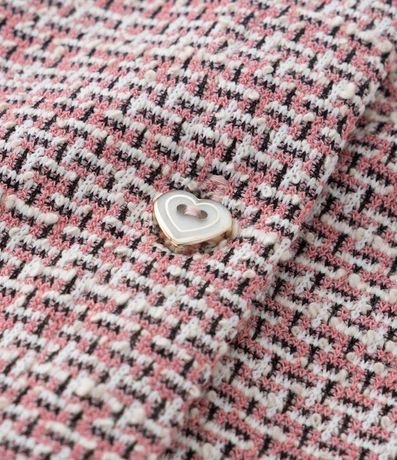 Vestido Infantil en Tweed con Botones - Talle 1 a 5 años 4