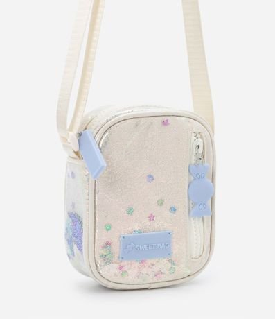 Bolso Infantil en PU con Purpurina Encapsulado y Tag "sweet bag" - Talle U
