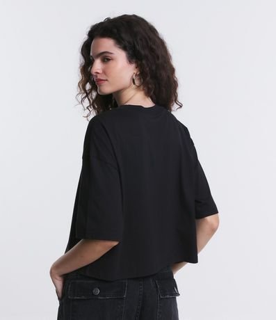Blusa Cropped Oversized en Media Malla 3
