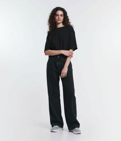 Blusa Cropped Oversized en Media Malla 2