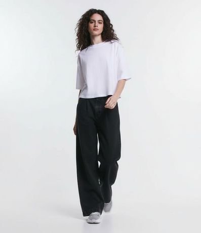 Blusa Cropped Oversized en Media Malla 5